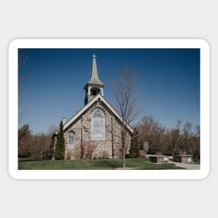 Little Stone Church on Mackinac Island Sticker